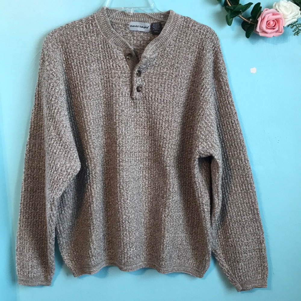 Vintage David Taylor Oatmeal/Tan Sweater